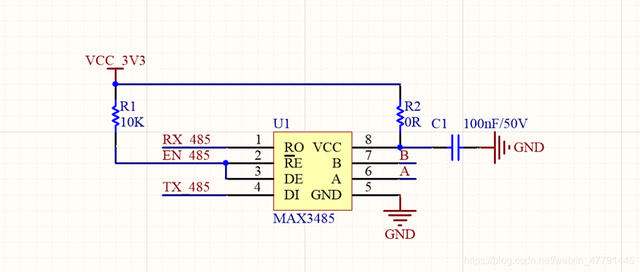RS485电路设计原理图,RS485电路设想原理图,第1张