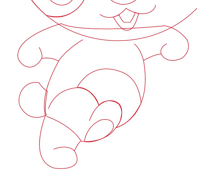 Illustrator绘制乖乖兔漫画形象矢量图标设计技巧  第6张