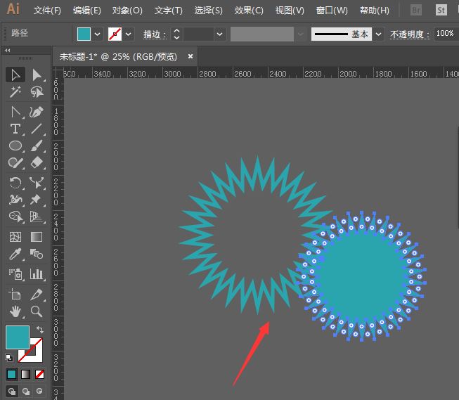 Illustrator制作放射性图案的技巧 第8张 Illustrator制作放射性图案的技巧 第8张