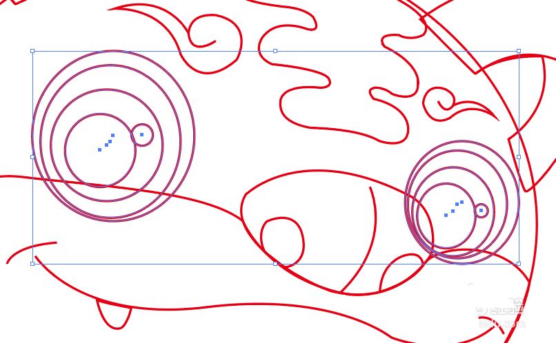 Illustrator手绘挑衅的小老虎矢量图图标的技巧  第5张