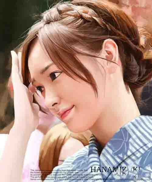 Painter绘制一幅写实美女插画方法教程