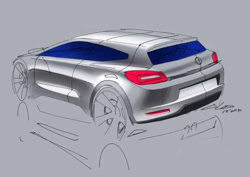 Painter渲染二维大众尚酷汽车效果图方法 第3张 Painter渲染二维大众尚酷汽车效果图方法 第3张