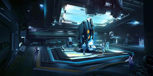 Painter结合photoshop制作科幻类游戏场景方法  第8张