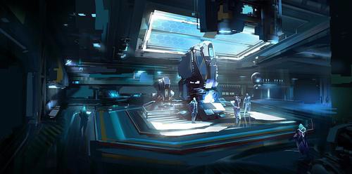 Painter结合photoshop制作科幻类游戏场景方法  第9张