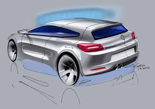 Painter渲染二维大众尚酷汽车效果图方法 第5张 Painter渲染二维大众尚酷汽车效果图方法 第5张