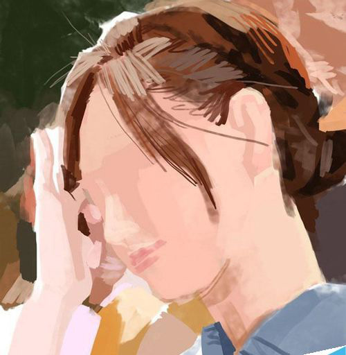 Painter绘制一幅写实美女插画方法教程  第3张