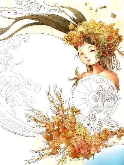 Painter结合sai绘制儿童插画之花神方法 第5张 Painter结合sai绘制儿童插画之花神方法 第5张