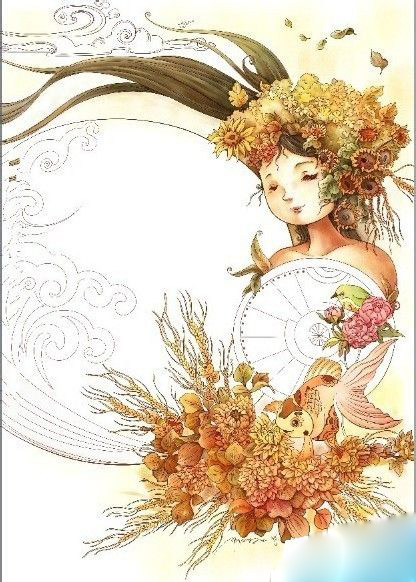 Painter结合sai绘制儿童插画之花神方法 第6张 Painter结合sai绘制儿童插画之花神方法 第6张