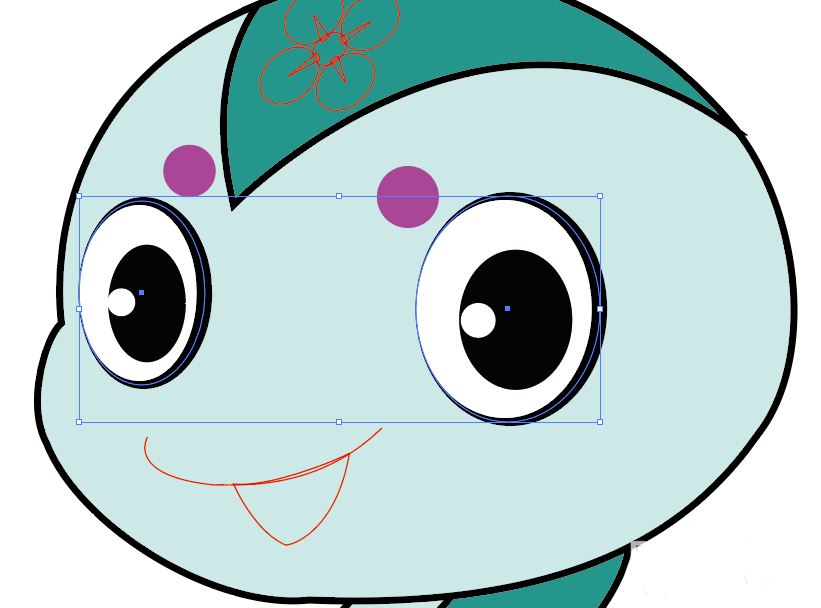 Illustrator绘制可爱的蛇生肖图标的技巧  第14张