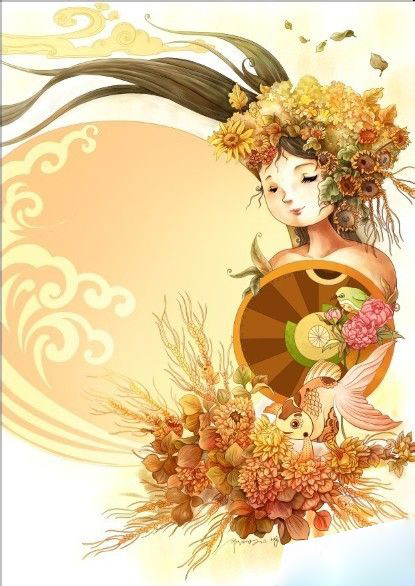 Painter结合sai绘制儿童插画之花神方法 第7张 Painter结合sai绘制儿童插画之花神方法 第7张