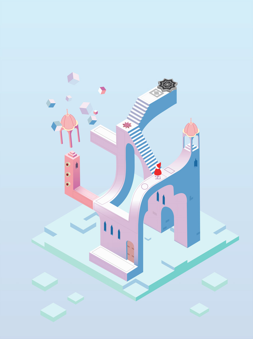 使用Illustrator绘制2.5D风格创意建筑插画设计教程