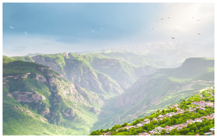 使用Photoshop合成创意的小女孩儿与大熊猫亲和场景图片  第5张