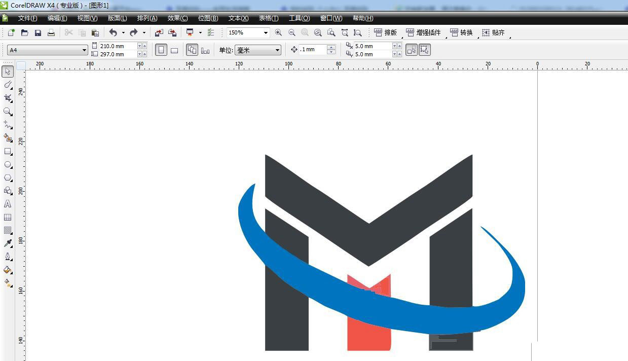 CorelDraw制作粗糙边缘效果字体的方法  第2张
