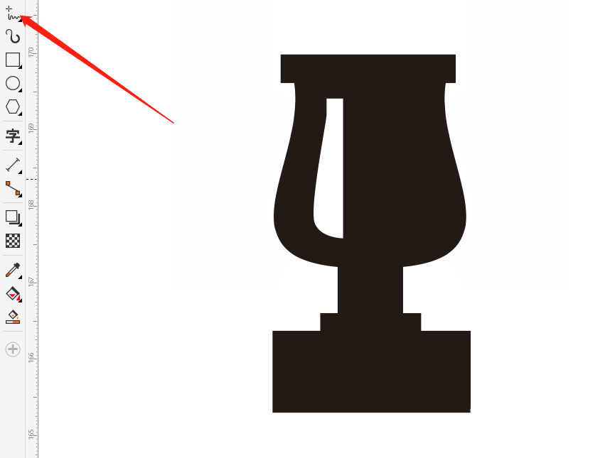 Coreldraw画黑白奖杯矢量图设计的技巧教程  第4张