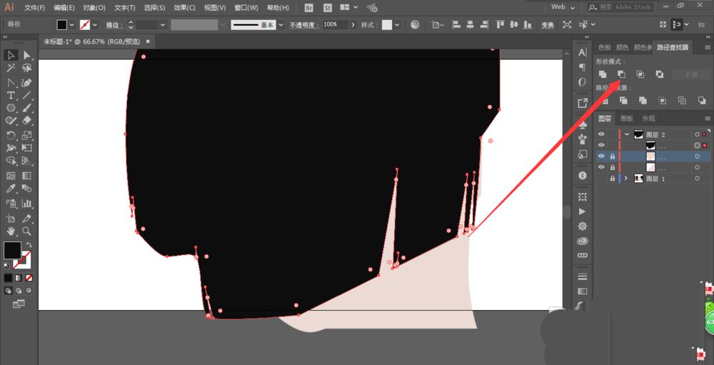 Illustrator手绘航海王女帝动漫形象的方法  第9张