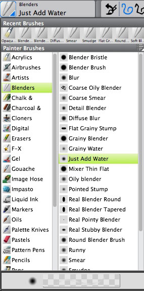 借助corel Painter调和笔进行调和、涂抹和绘画的方法