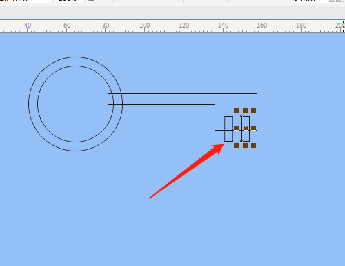 CorelDraw手绘钥匙矢量图标的方法教程  第8张