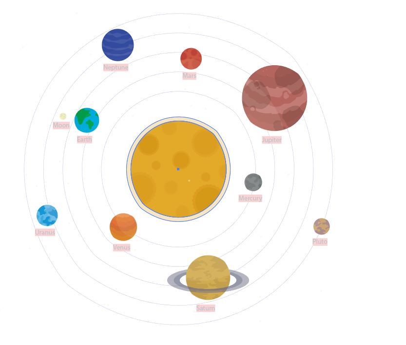 illustrator如何绘制卡通卫星？AI卫星插画图的设计技巧  第4张