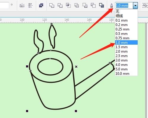 CorelDraw画简笔画效果的烟斗图形方法教程  第8张