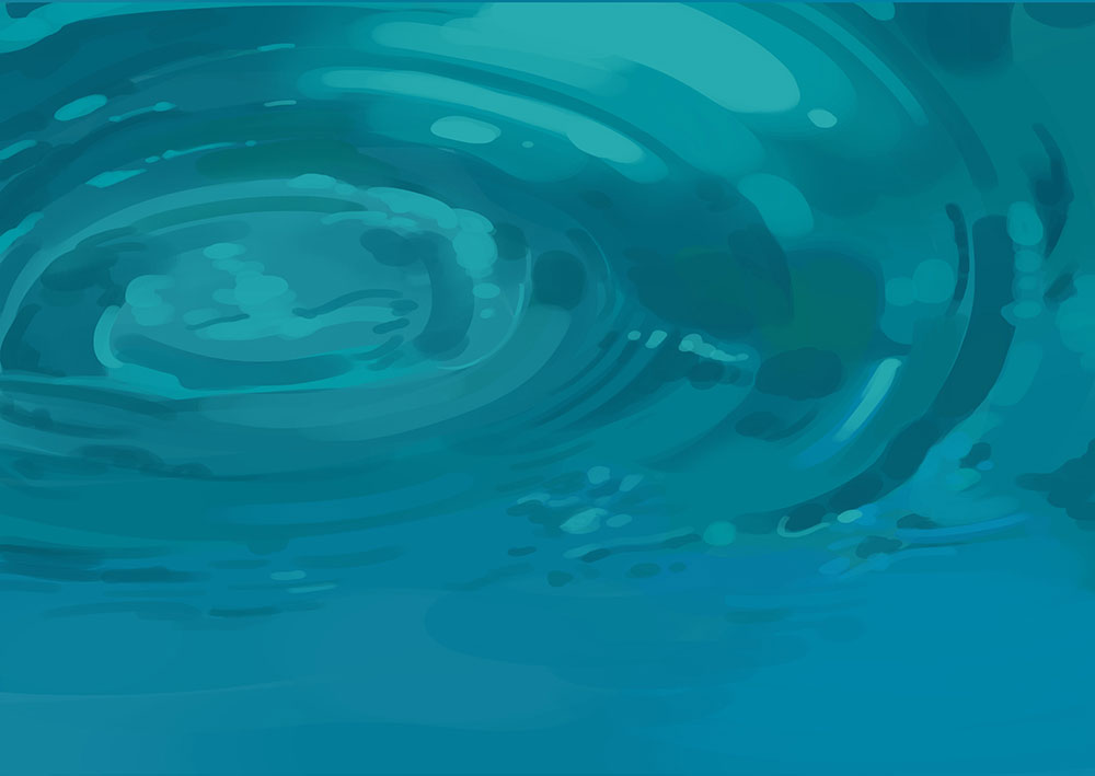 Painter四步轻松画出动漫中的水面波纹教程 第5张 Painter四步轻松画出动漫中的水面波纹教程 第5张