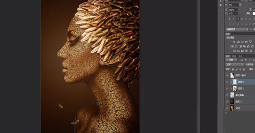 PS结合CDR设计创意的字母人像效果的技巧  第10张