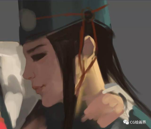 Painter绘制另类黑 白 无 常插画教程 第7张 Painter绘制另类黑 白 无 常插画教程 第7张