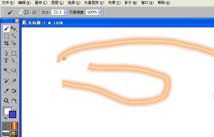 使用Painter画笔中条纹效果和霓虹灯效果教程  第7张
