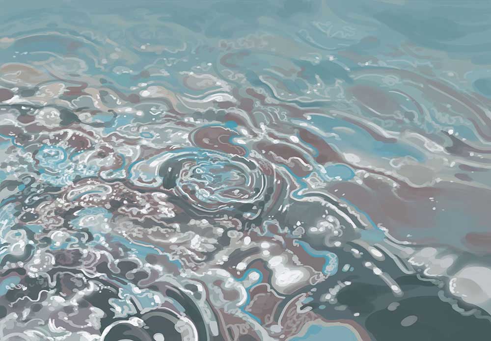 Painter四步轻松画出动漫中的水面波纹教程 第10张 Painter四步轻松画出动漫中的水面波纹教程 第10张