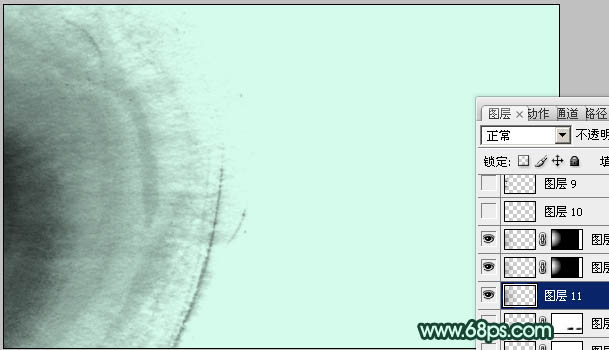 Photoshop制作复古水墨风格的名片设计 第5张 Photoshop制作复古水墨风格的名片设计 第5张