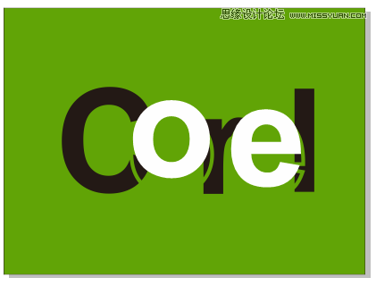 CorelDRAW绘制制作时尚的镂空艺术字设计教程 第11张 CorelDRAW绘制制作时尚的镂空艺术字设计教程 第11张