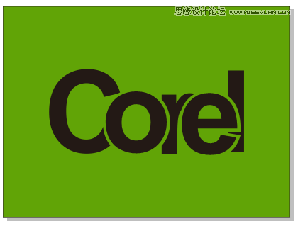 CorelDRAW绘制制作时尚的镂空艺术字设计教程 第10张 CorelDRAW绘制制作时尚的镂空艺术字设计教程 第10张