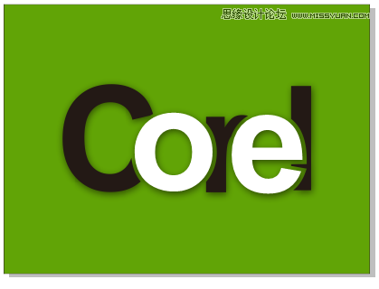 CorelDRAW绘制制作时尚的镂空艺术字设计教程 第12张 CorelDRAW绘制制作时尚的镂空艺术字设计教程 第12张