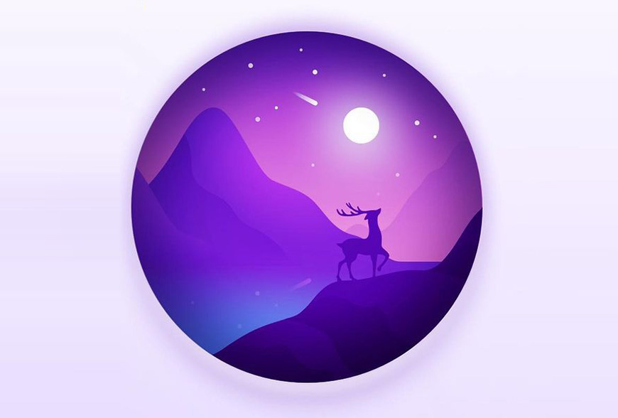 使用Illustrator绘制紫色风格的时尚插画设计教程