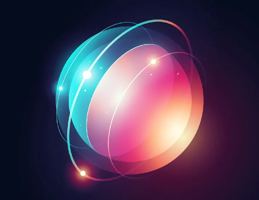 使用Illustrator绘制时尚立体效果的星球插画教程