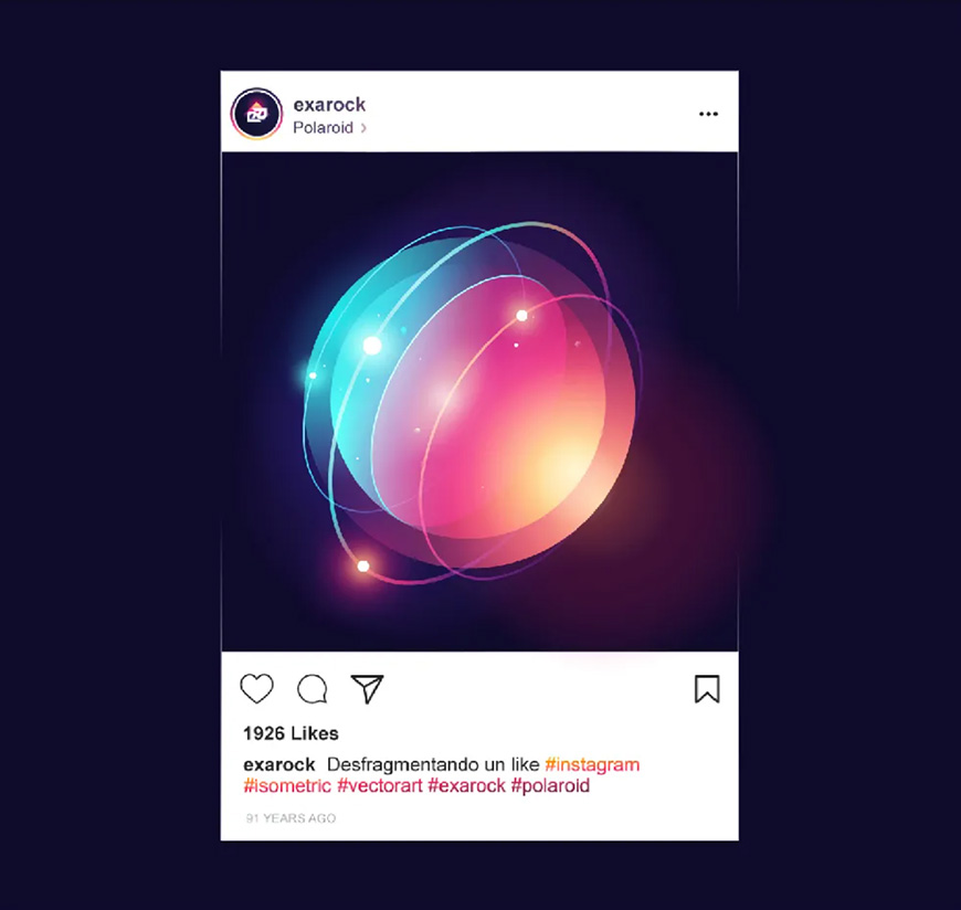 使用Illustrator绘制时尚立体效果的星球插画教程  第6张