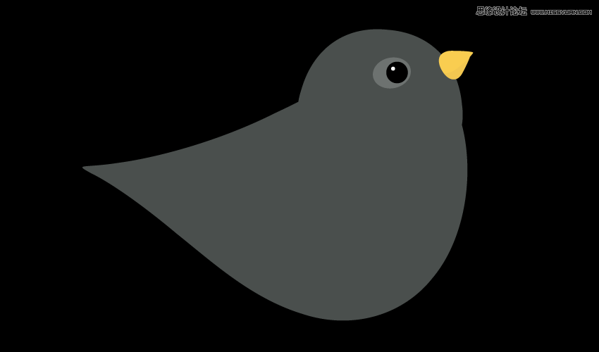 主题插画,使用Illustrator绘制在枝叶上小鸟主题插画教程 第6张 主题插画,使用Illustrator绘制在枝叶上小鸟主题插画教程 第6张