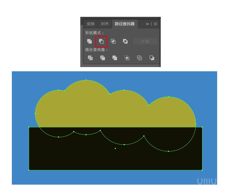 插画图片，Illustrator扁平风噪点质感郊游插画图片AI教程  第8张
