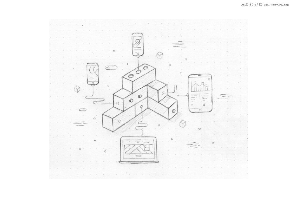 Illustrator扁平化海报设计 用AI制作线性风格的插画海报教程