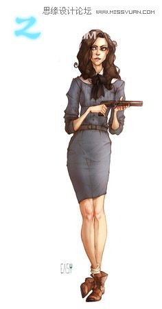 MAYA结合ZBRUSH制作美女杀手CG人物的Maya设计教程 第3张 MAYA结合ZBRUSH制作美女杀手CG人物的Maya设计教程 第3张