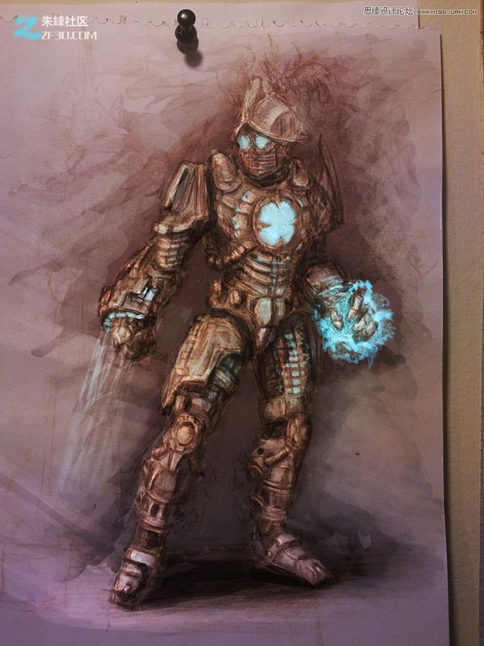 MAMY绘制游戏中的魔法机器人实例的MAMY设计教程 第5张 MAMY绘制游戏中的魔法机器人实例的MAMY设计教程 第5张