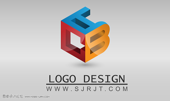 用AI制作2.5D风格的LOGO图标的Illustrator标志设计教程