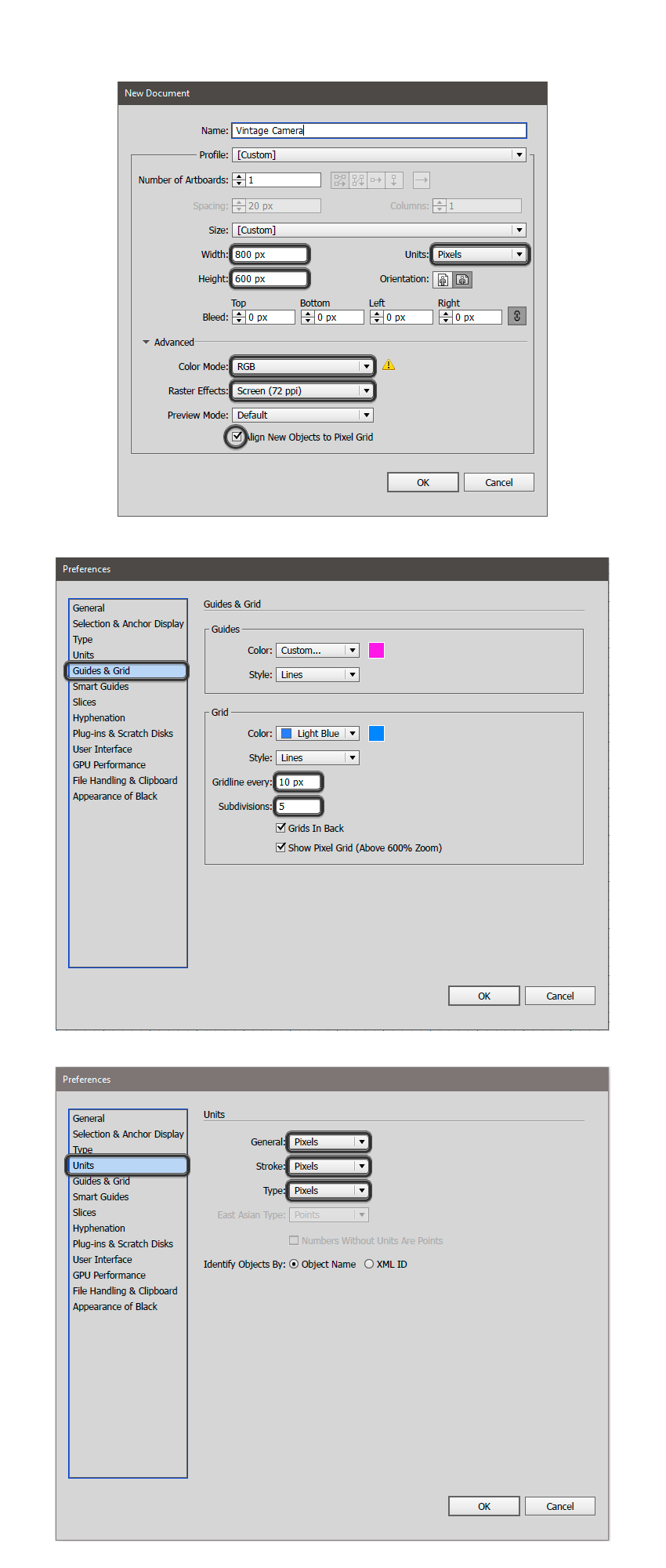 使用Illustrator绘制扁平化风格的复古相机图标教程 第2张 使用Illustrator绘制扁平化风格的复古相机图标教程 第2张