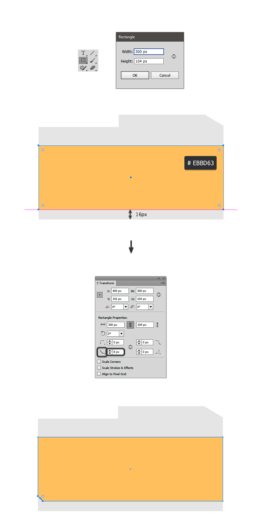 使用Illustrator绘制扁平化风格的复古相机图标教程 第6张 使用Illustrator绘制扁平化风格的复古相机图标教程 第6张