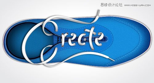 Illustrator绘制蓝色逼真的运动鞋效果图设计教程  第1张