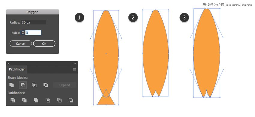 Illustrator图标设计教程,绘制扁平化风格的夏季主题图标 第4张 Illustrator图标设计教程,绘制扁平化风格的夏季主题图标 第4张
