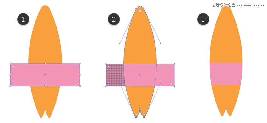 Illustrator图标设计教程,绘制扁平化风格的夏季主题图标 第5张 Illustrator图标设计教程,绘制扁平化风格的夏季主题图标 第5张