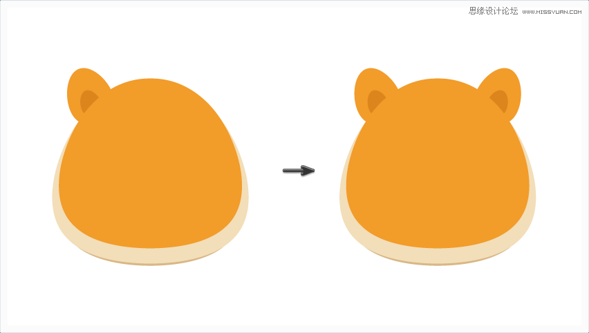 Illustrator绘制卡通可爱的小老虎插图设计教程  第5张