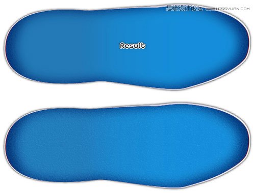 Illustrator绘制蓝色逼真的运动鞋效果图设计教程  第14张