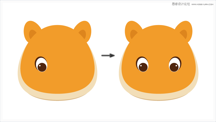 Illustrator绘制卡通可爱的小老虎插图设计教程  第7张