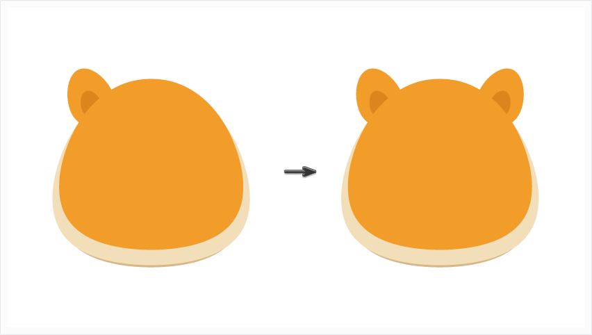 Illustrator绘制卡通可爱的小老虎插图 第5张 Illustrator绘制卡通可爱的小老虎插图 第5张